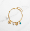 Aesthetic Multi Charm Bracelet