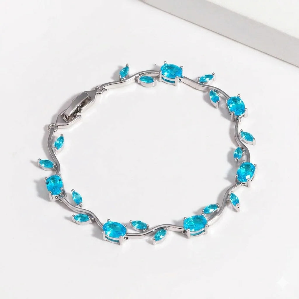 Mermaid Silver Plated Tulip Bracelet