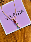 Enchanted Red Tulip Crystal Pendant