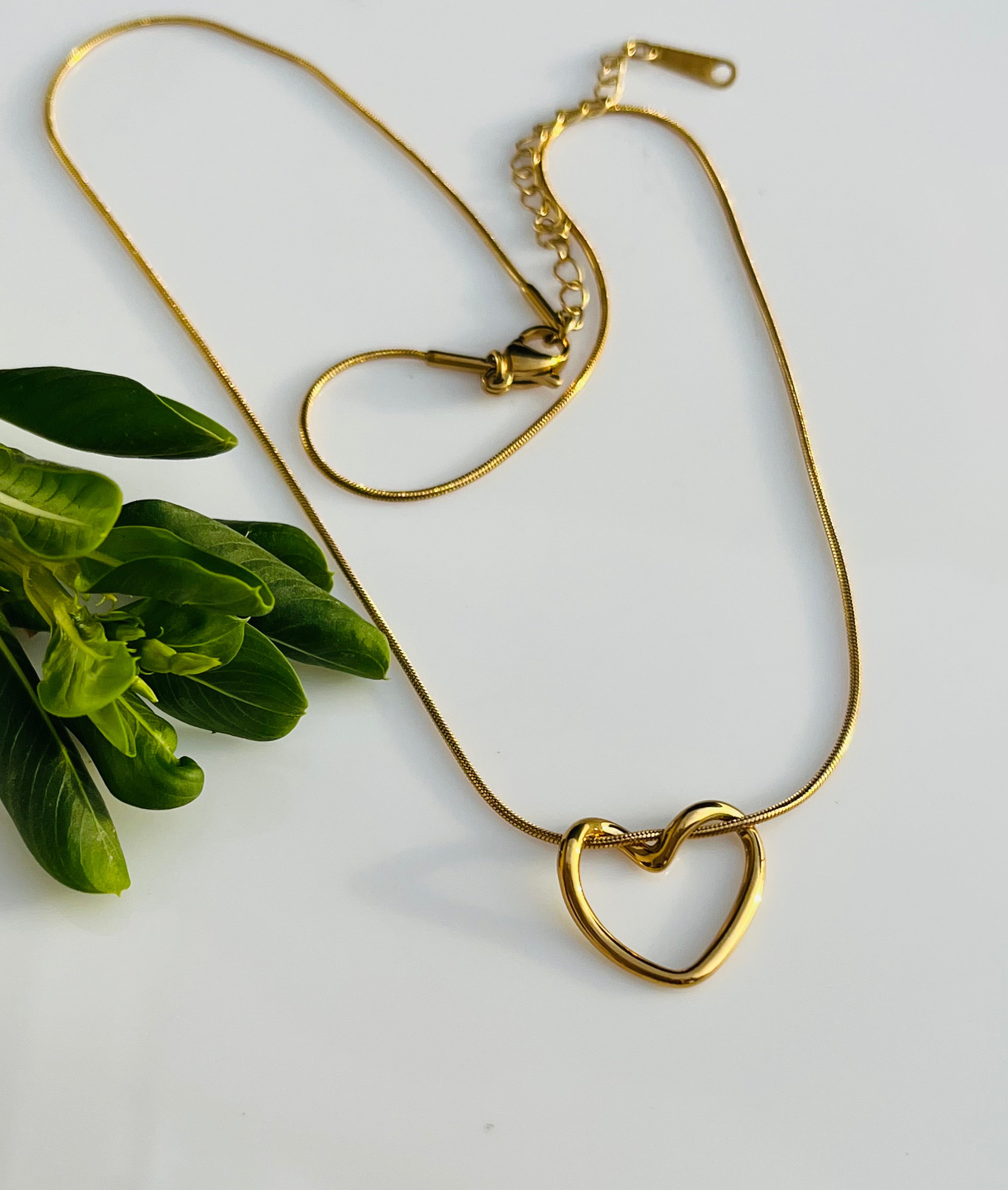 Golden Heart Pendent
