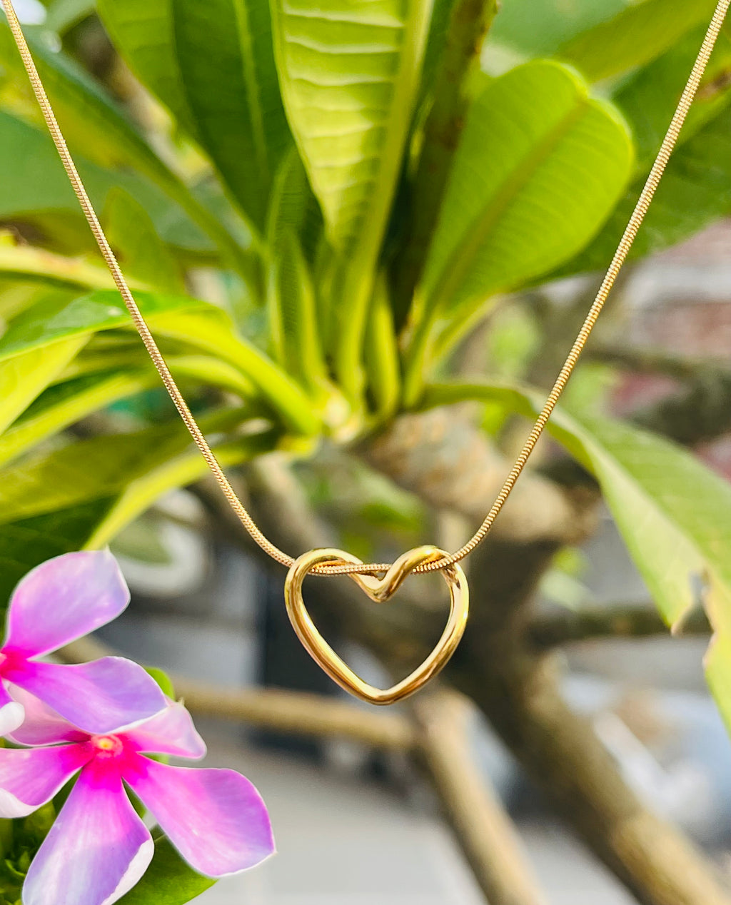 Golden Heart Pendent