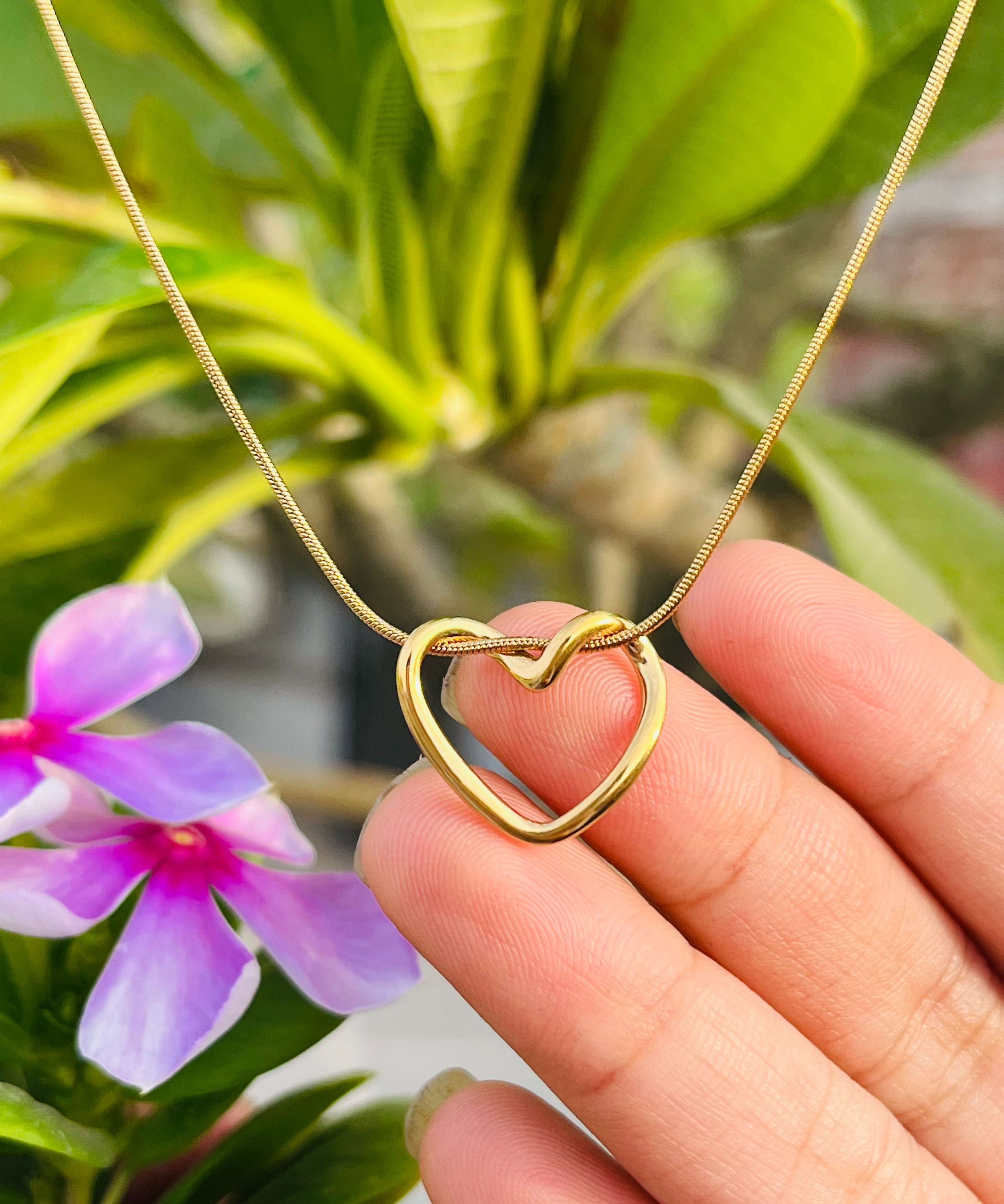 Golden Heart Pendent