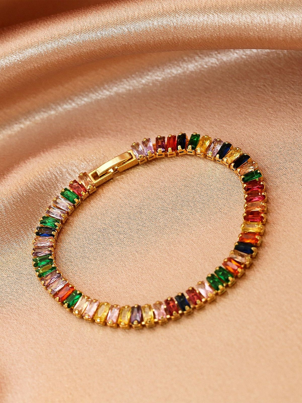 Multi-Colour Tennis Bracelet