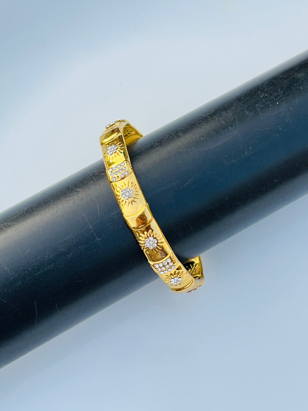 Celestial Gemstone Adjustable Bangle