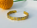Celestial Gemstone Adjustable Bangle