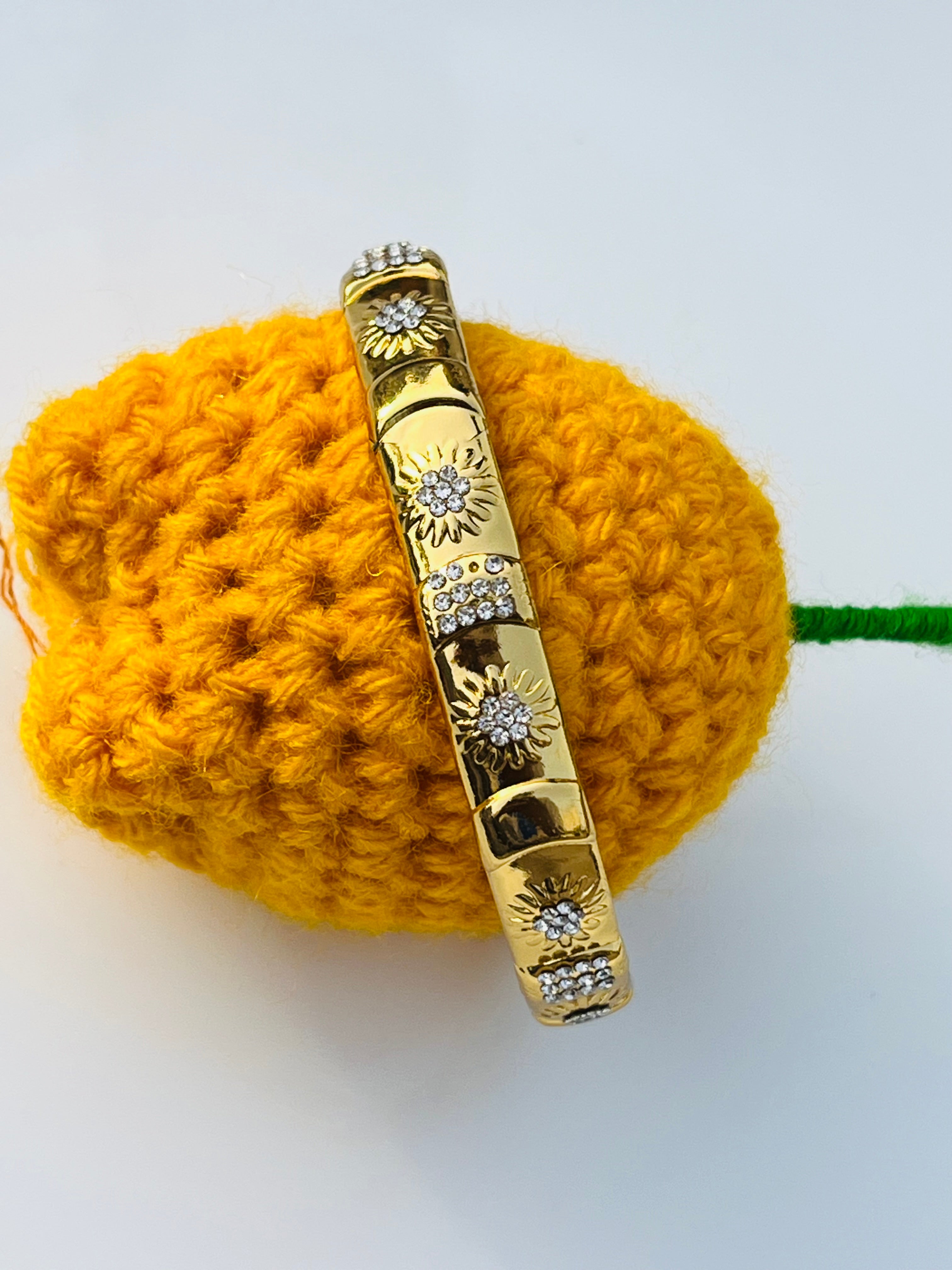 Celestial Gemstone Adjustable Bangle