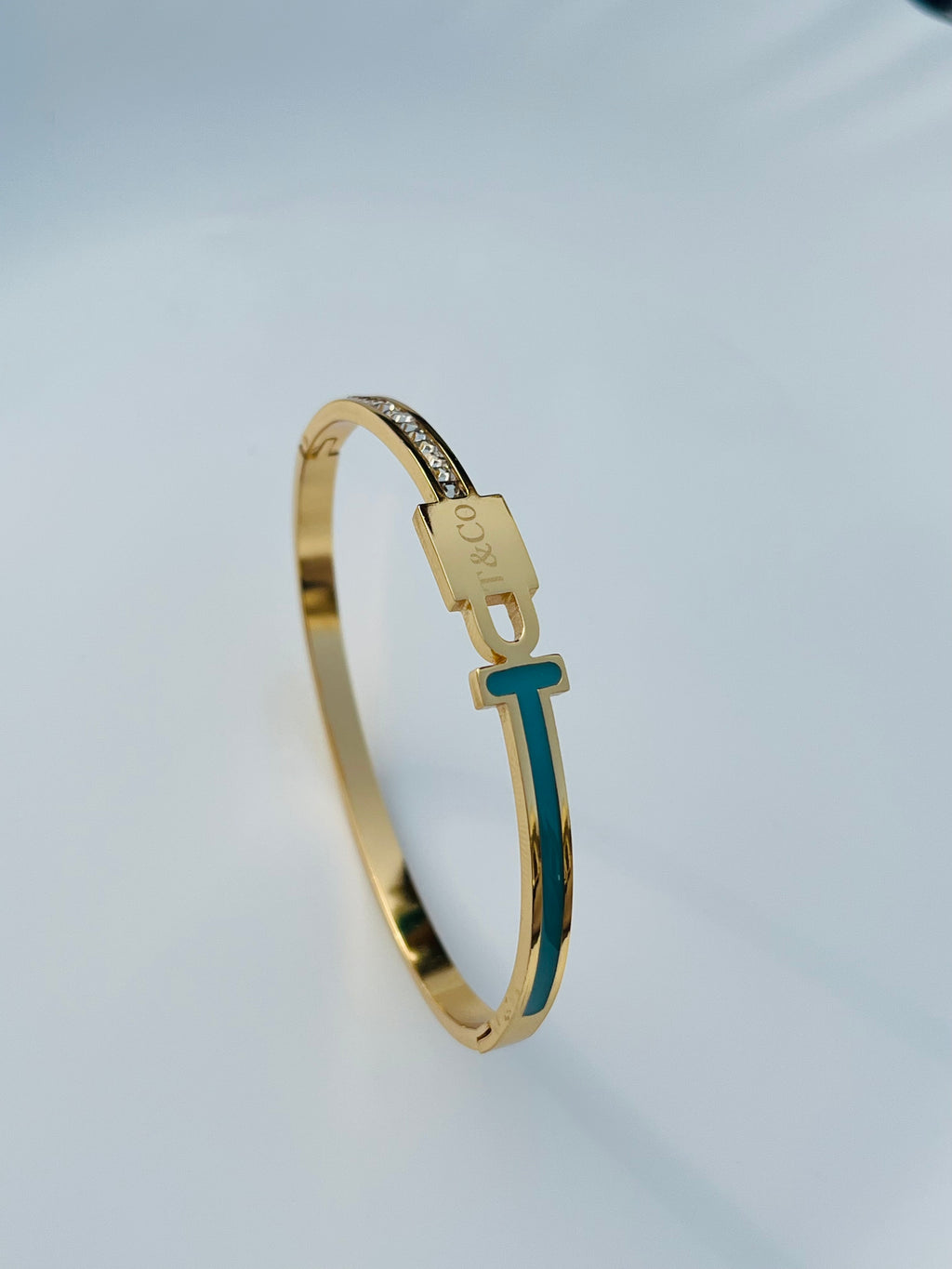 Azure Royale Crystal Bangles