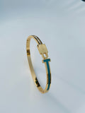 Azure Royale Crystal Bangles