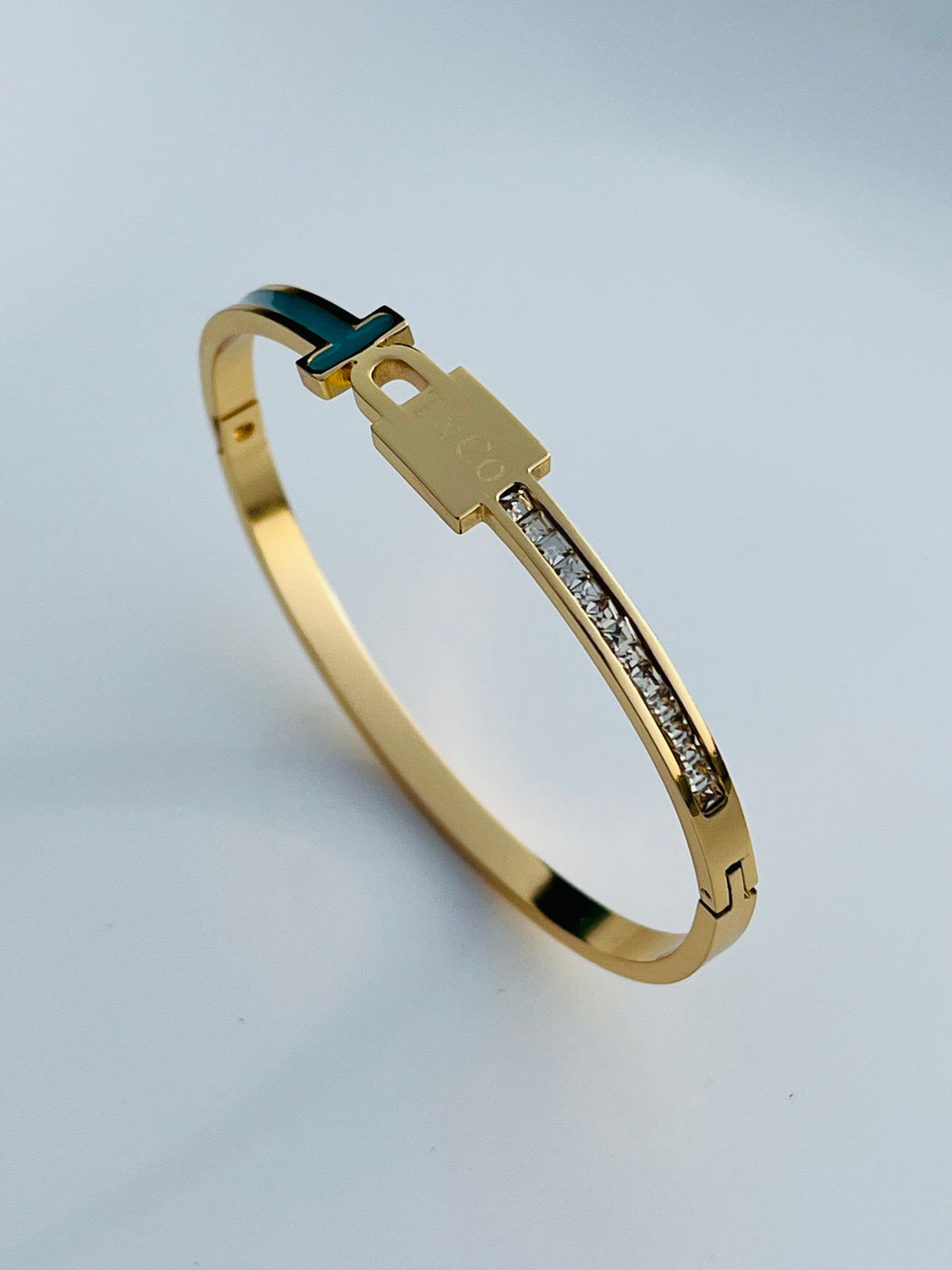 Azure Royale Crystal Bangles