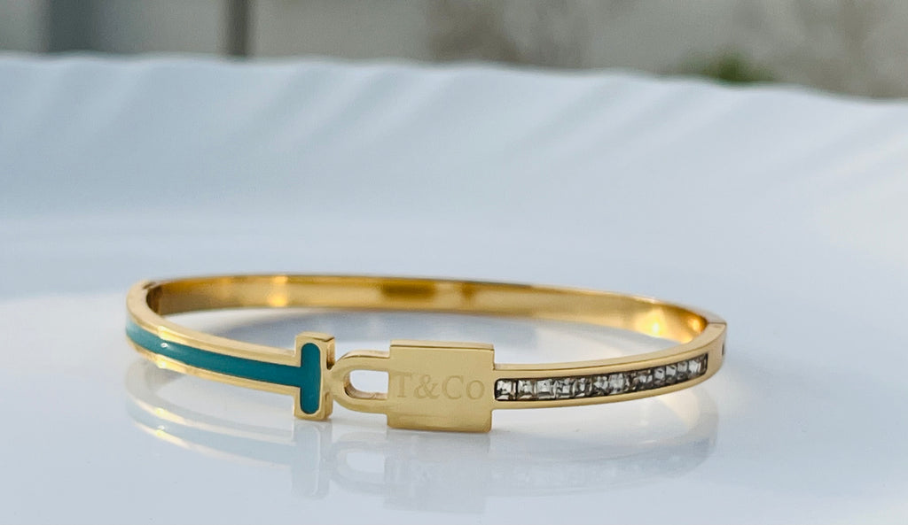 Azure Royale Crystal Bangles