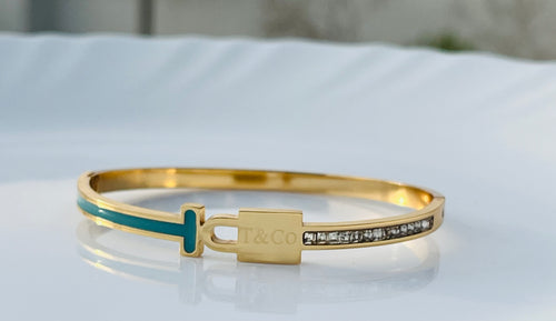 Azure Royale Crystal Bangles