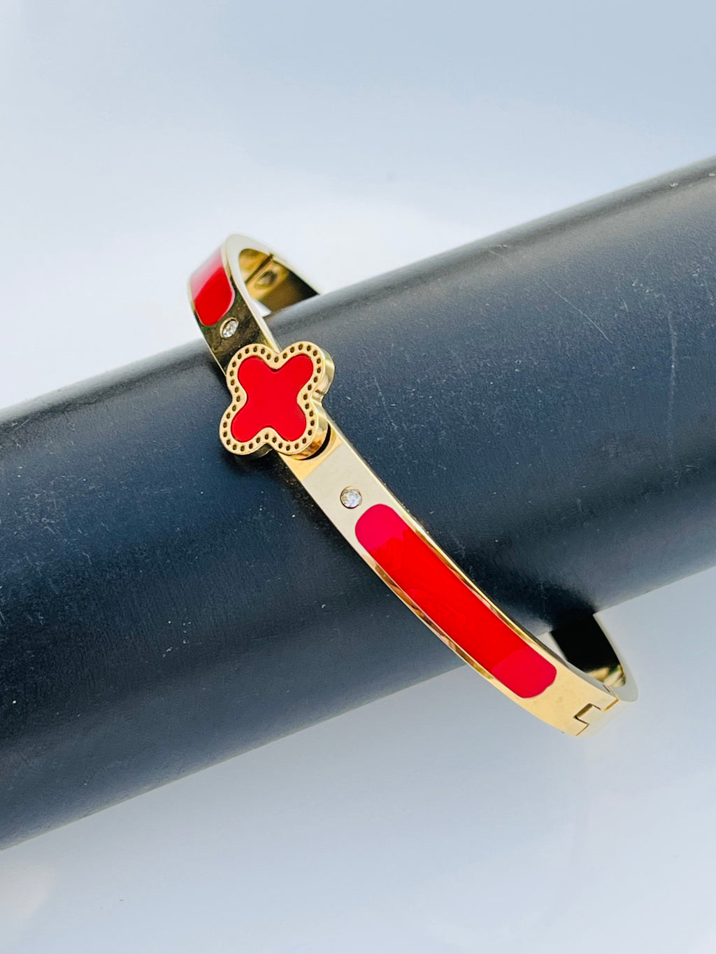 Royal Red Clover Bangles