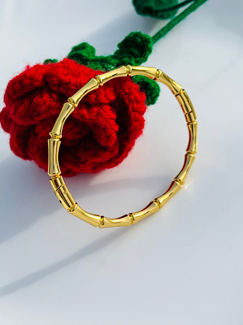 Luxury Gold Bamboo Bangle