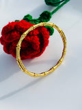 Luxury Gold Bamboo Bangle
