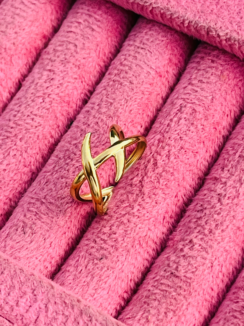 Golden Adjustable Ring