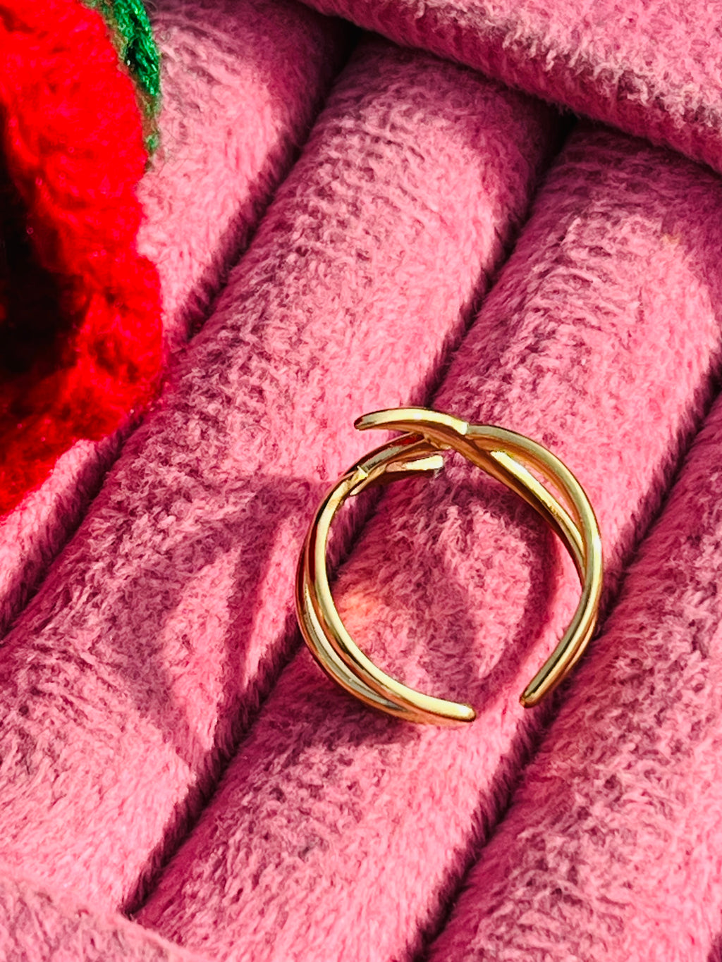 Golden Adjustable Ring
