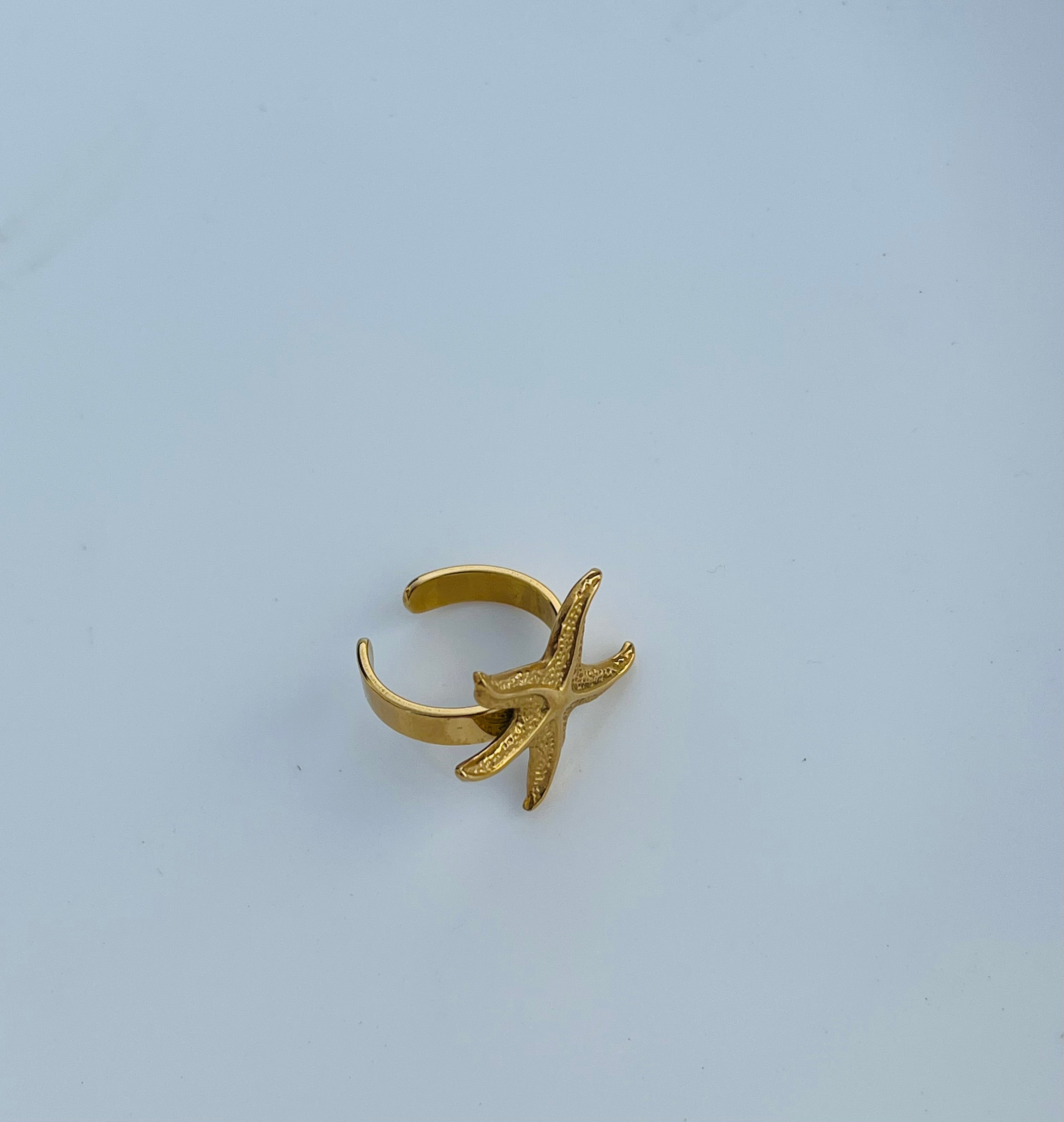 Shell Star Adjustbale Ring