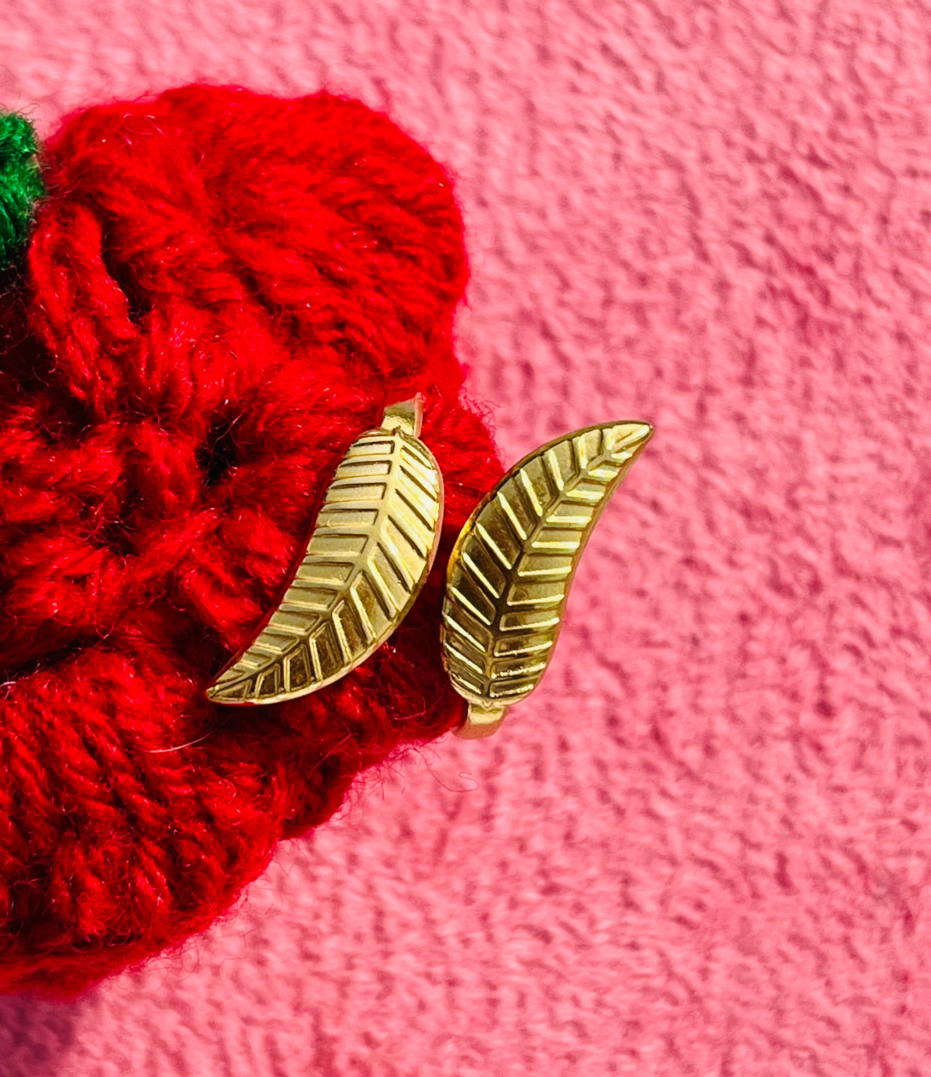 Golden Leaf Adjustable Ring