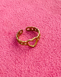Heart Shape Adjustable Ring