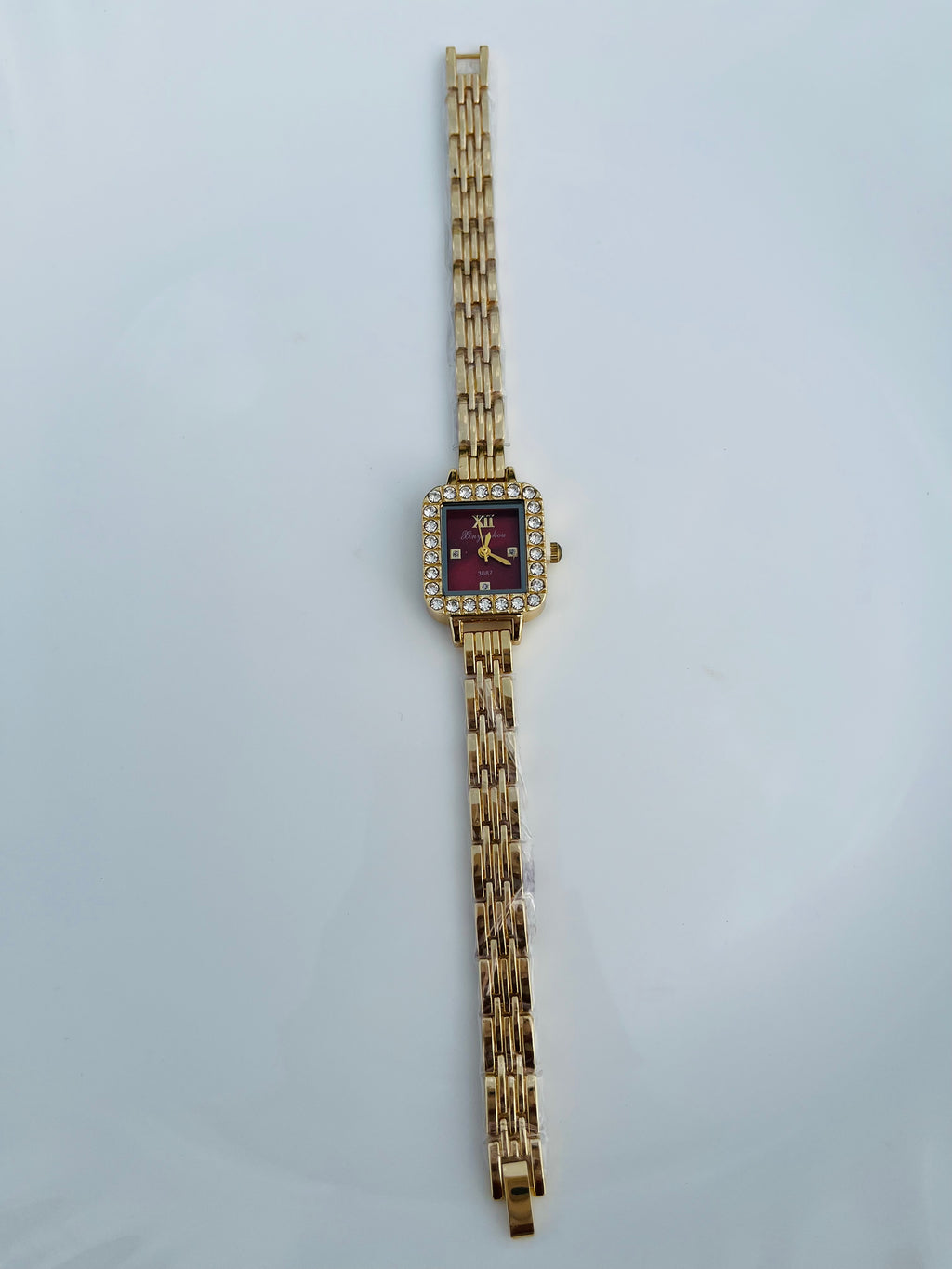 Vintage Wine Red Bracelet Watch
