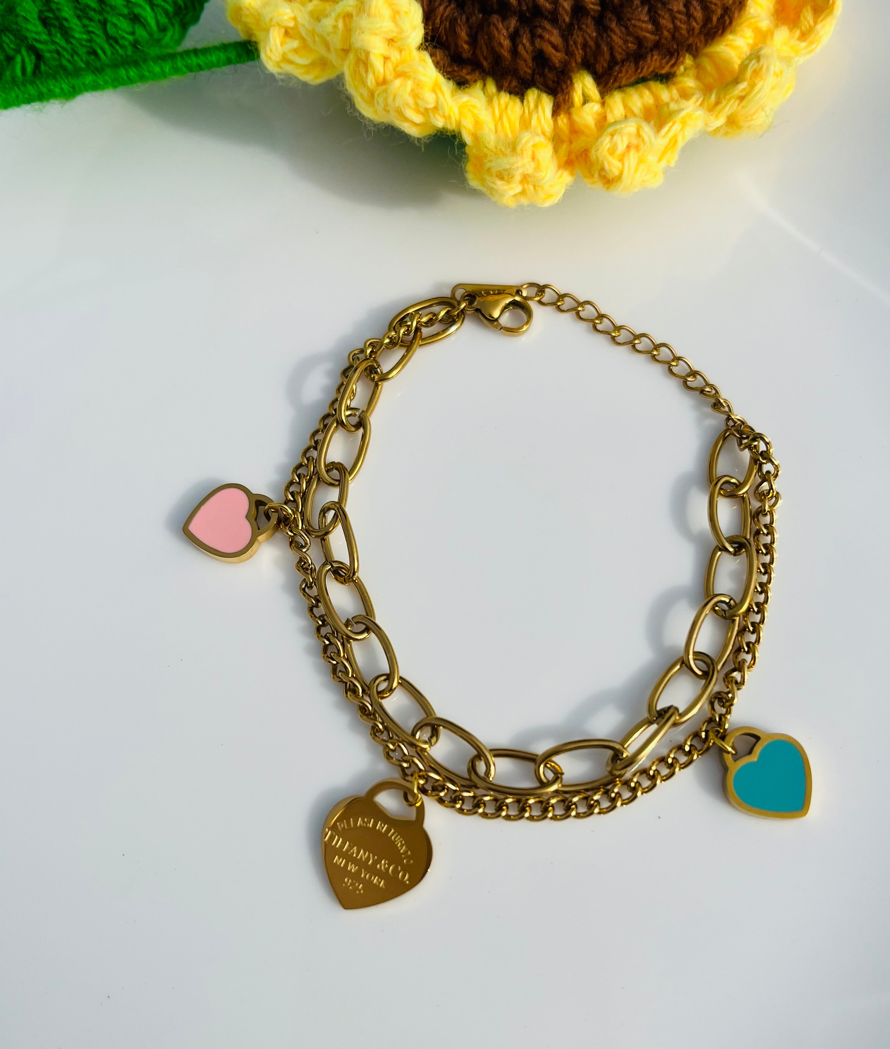 Double chain for thin wrist