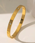 Luxury Crystal Studded Love Cartier