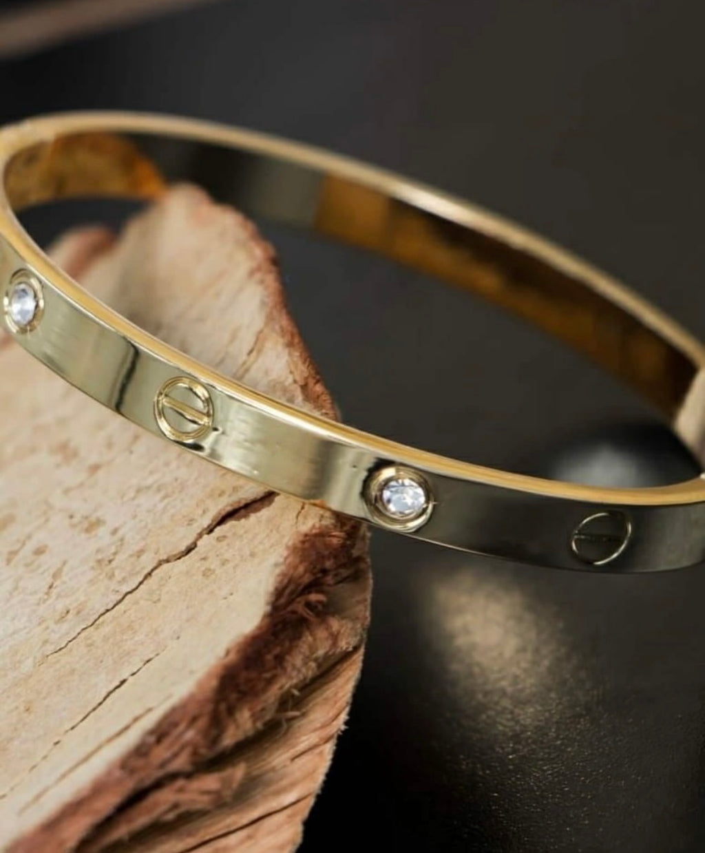 Luxury Crystal Studded Love Cartier