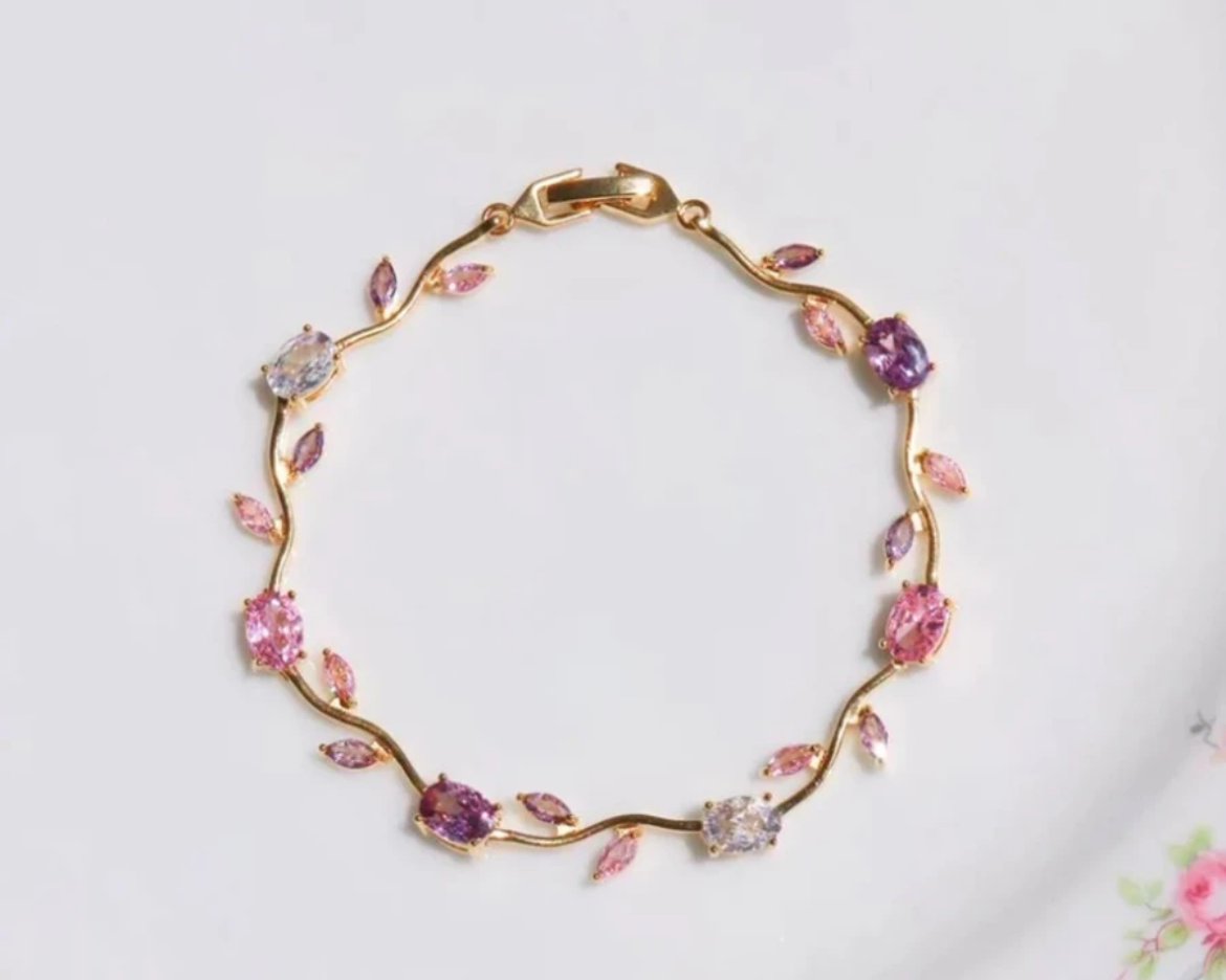 Premium Rapunzel Tulip Bracelet (Pink-Purple)