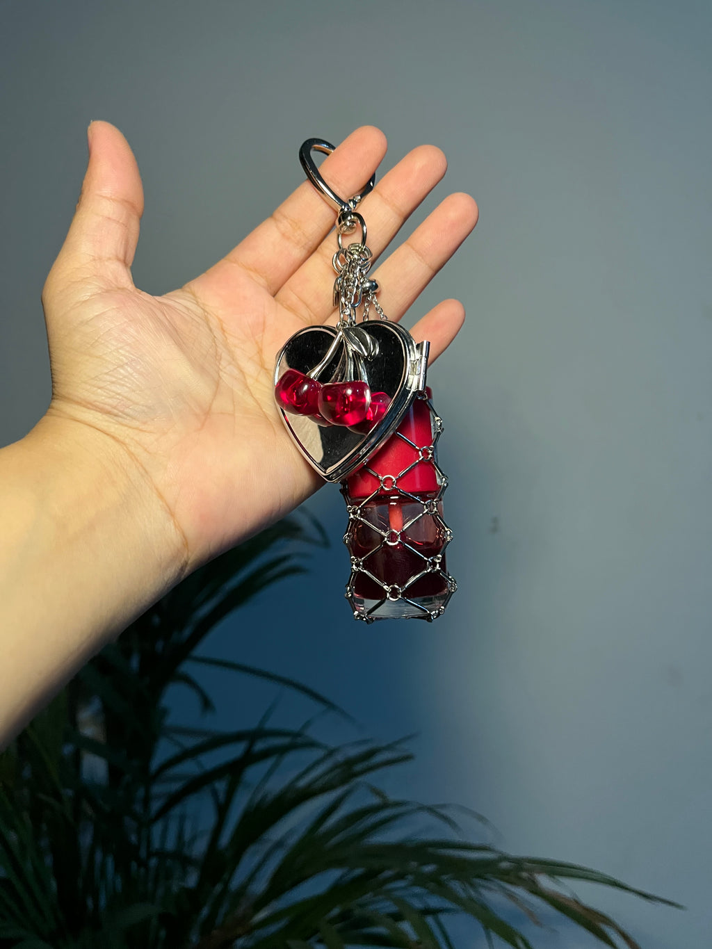 Lipstic holder charm / key chain