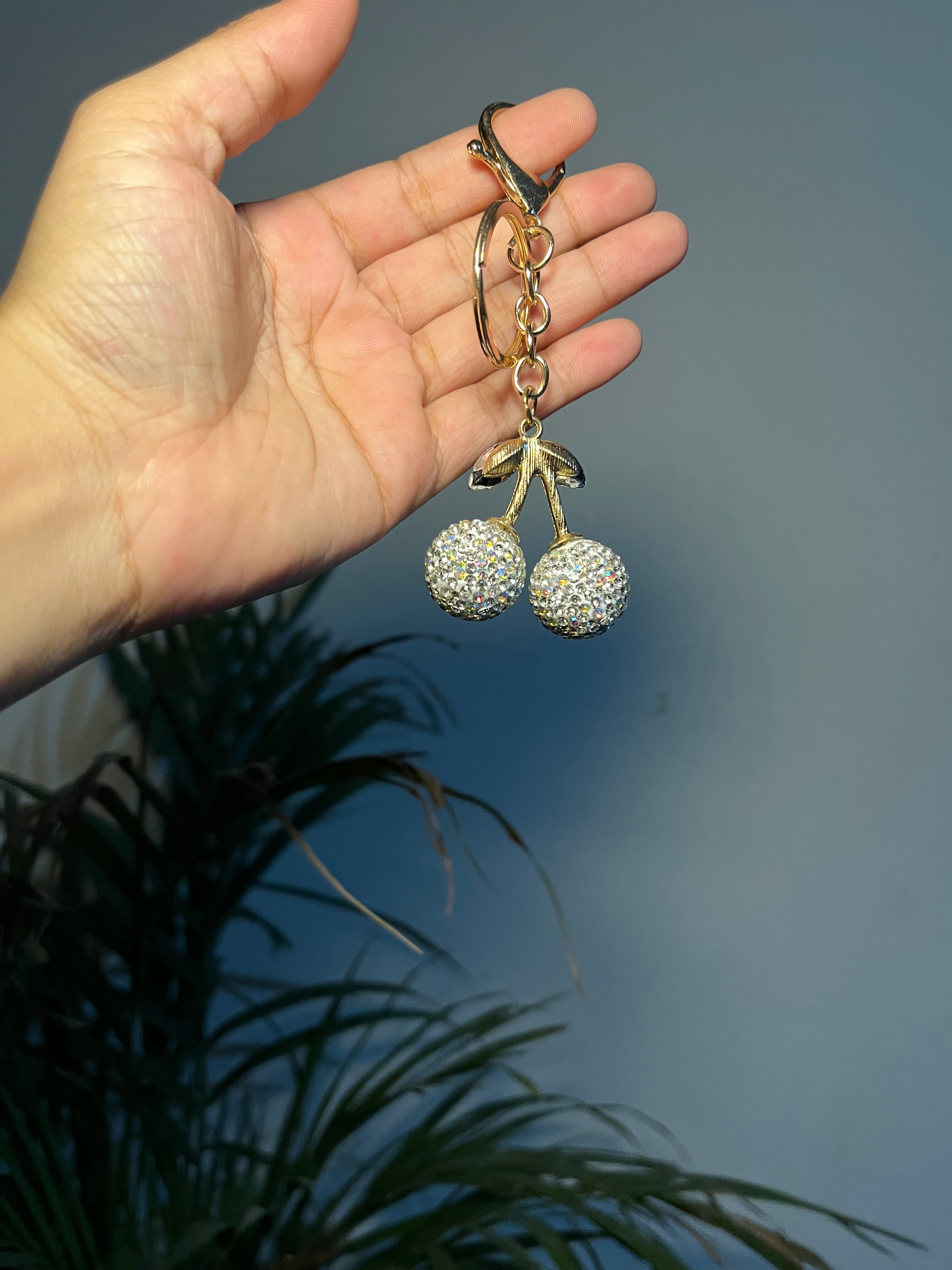Cherry bag charm