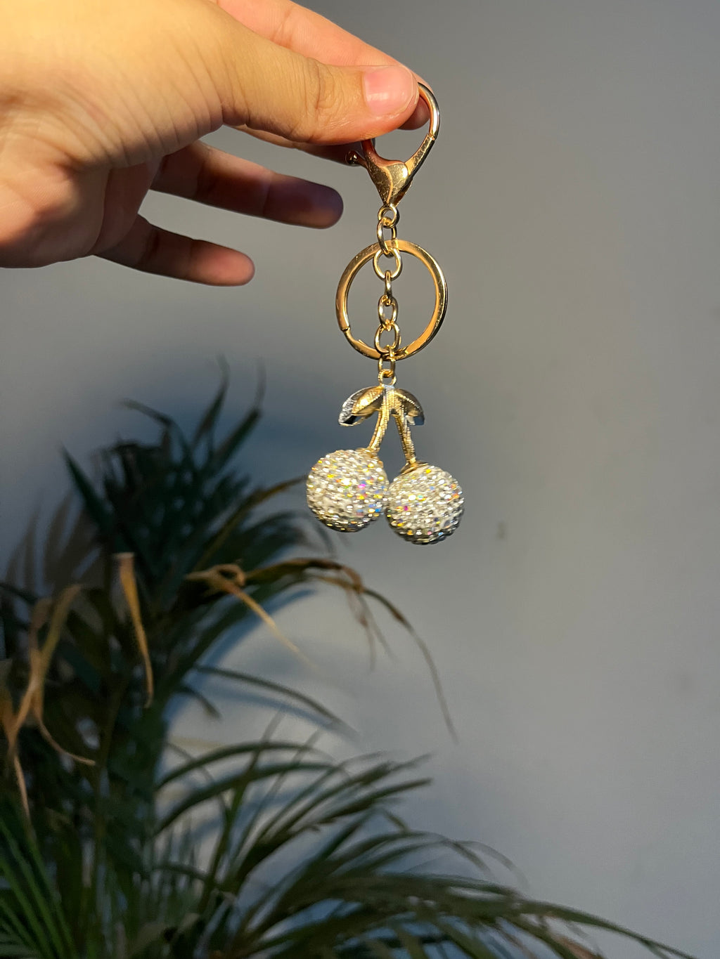Cherry bag charm