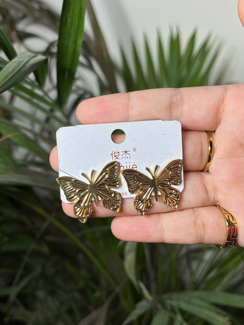 Aurora Butterfly Stud Earrings