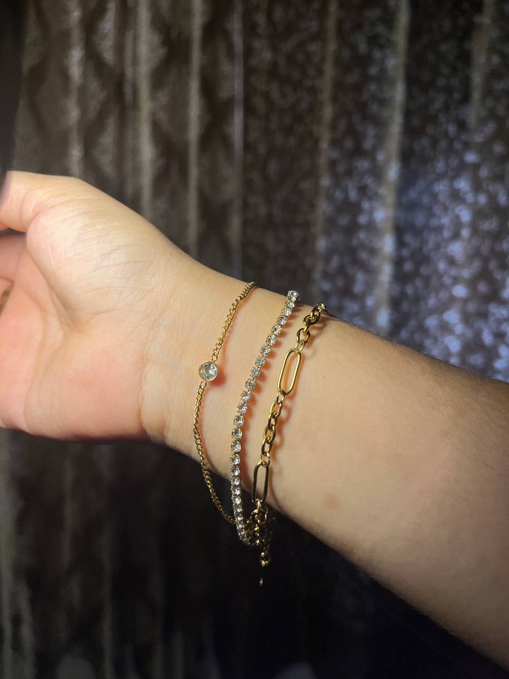 Luxe Trio Layer Bracelet