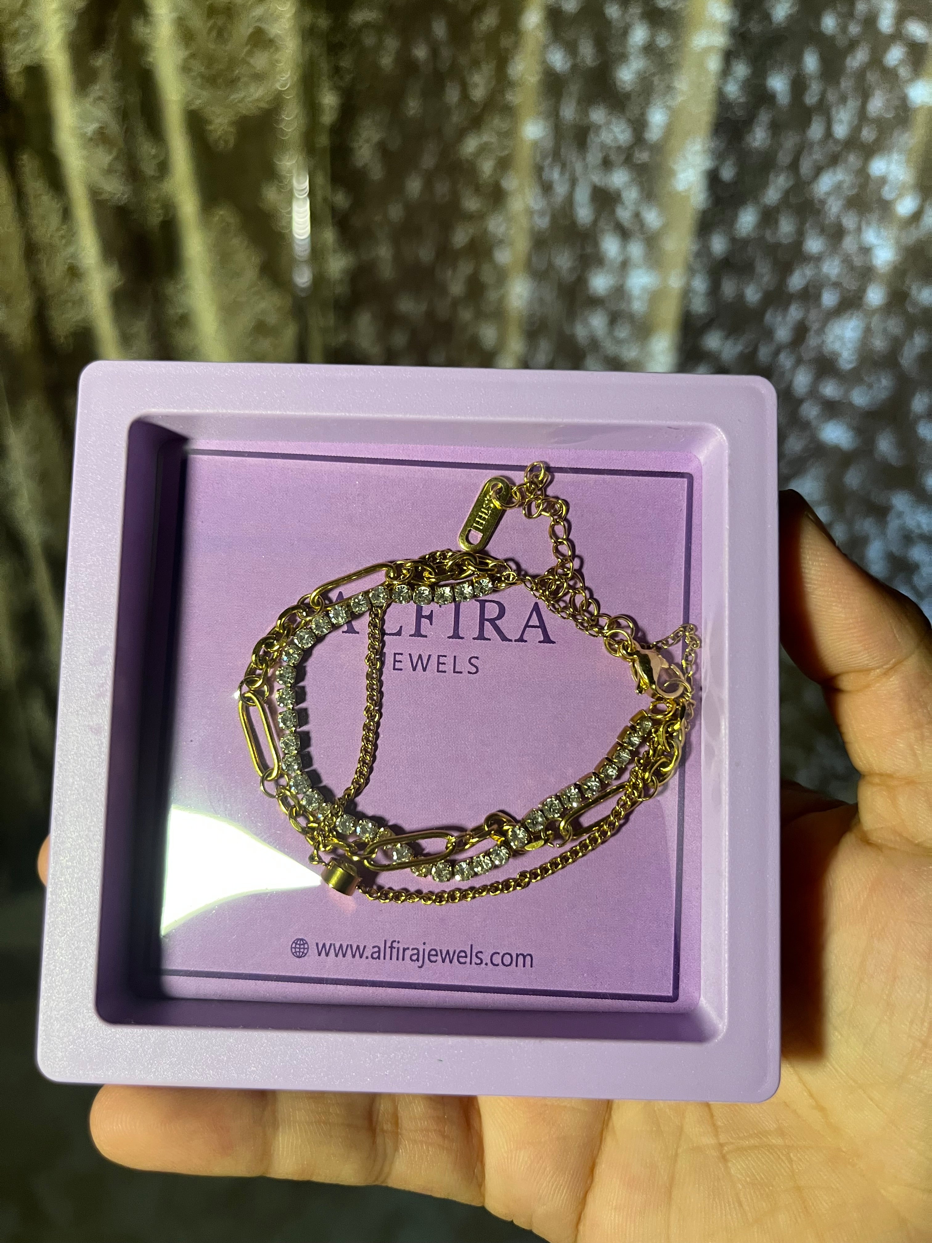 Luxe Trio Layer Bracelet