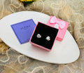 Heart Crystal Stud Earrings