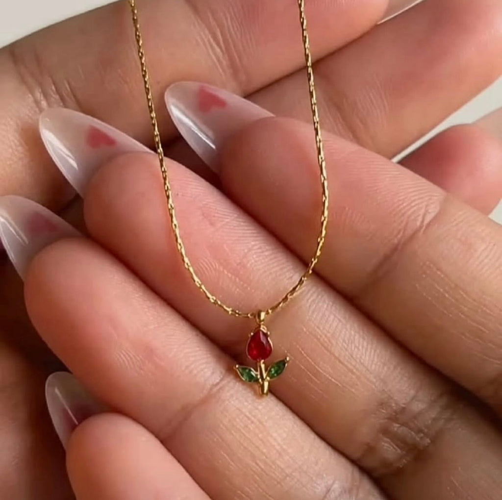 Dainty tulip pendent