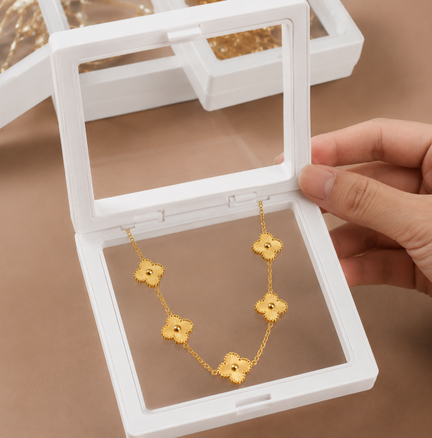 Gold Clover Necklace