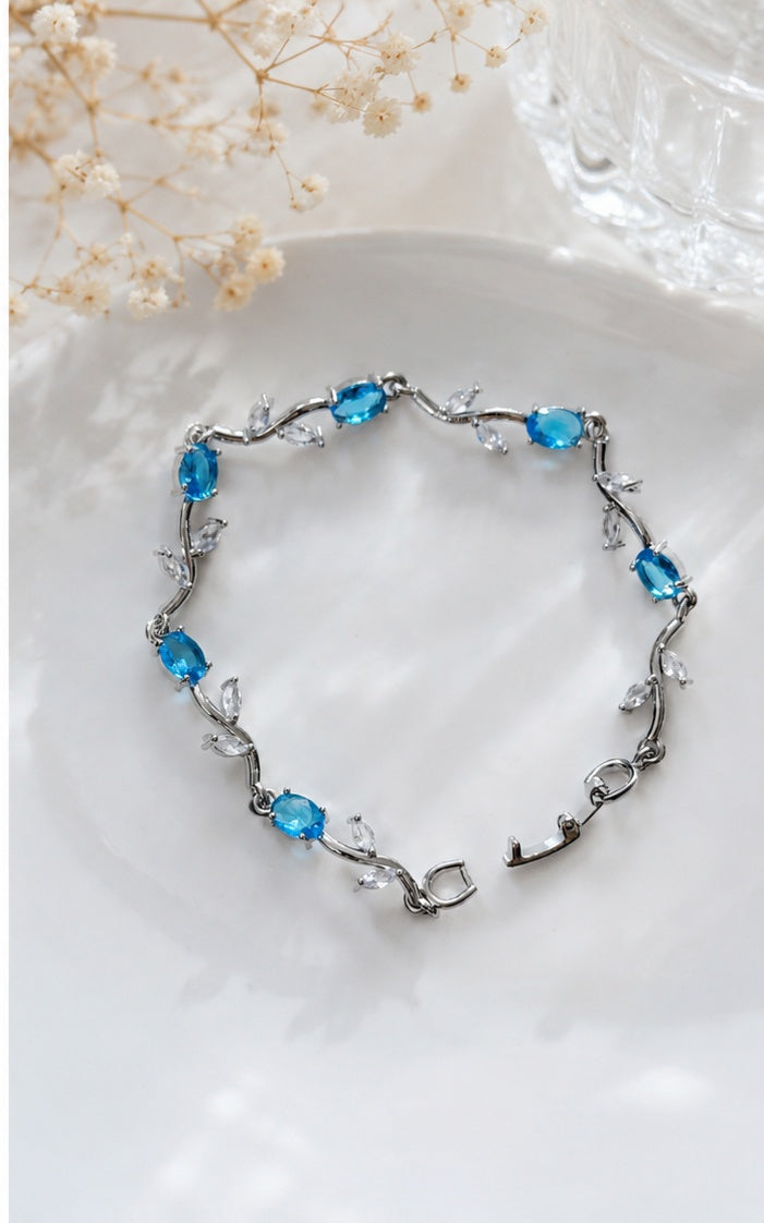 Mermaid Silver Plated Tulip Bracelet