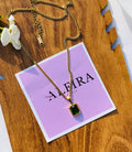 Emerald Charm Necklace