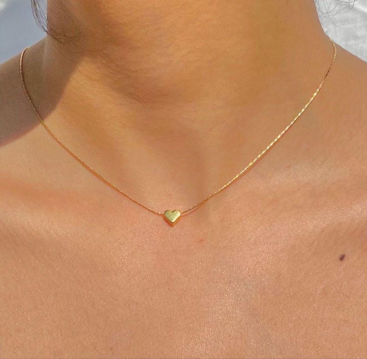 Little heart charm necklace