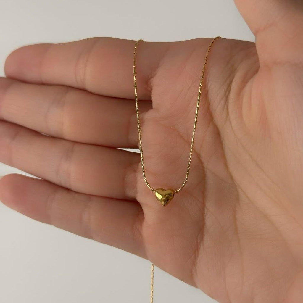 Little heart charm necklace