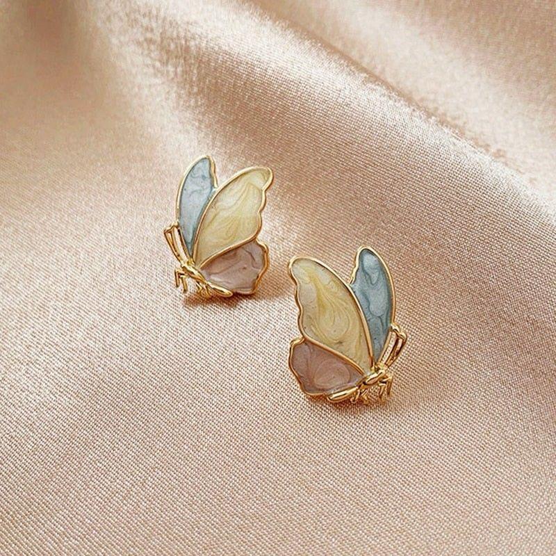 Fairycore Pastel Butterfly Earrings