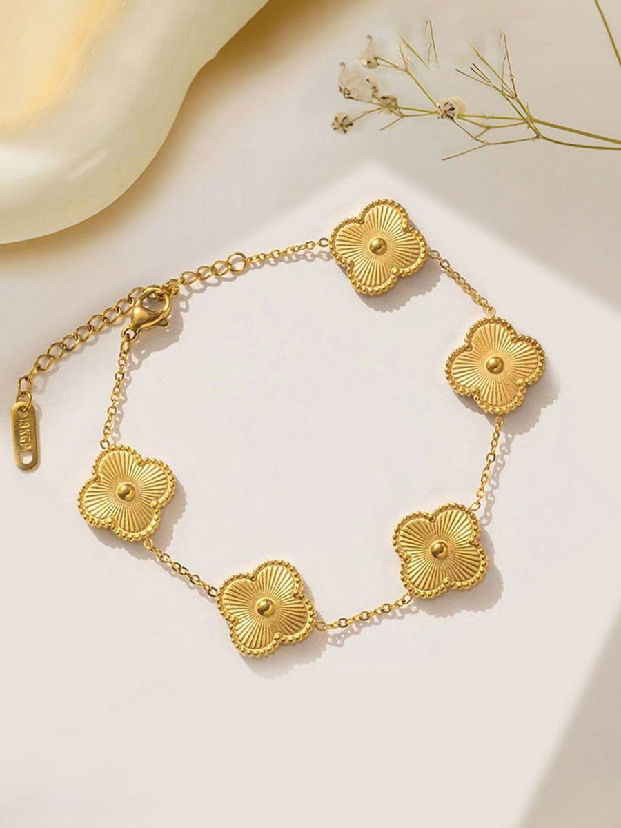 Royal Gold Clover Bracelet