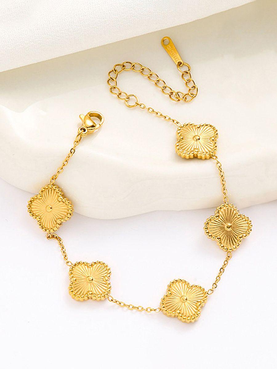 Royal Gold Clover Bracelet