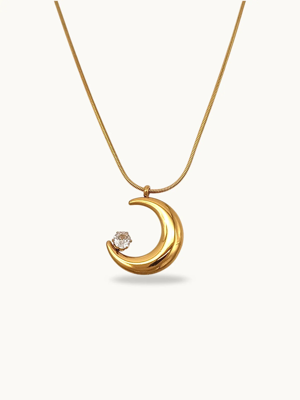 Crescent moon pendent
